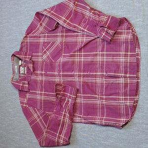 Volcom Shirt Size Medium Plaid Classic Fit Long Sleeve Casual Button Down Skater